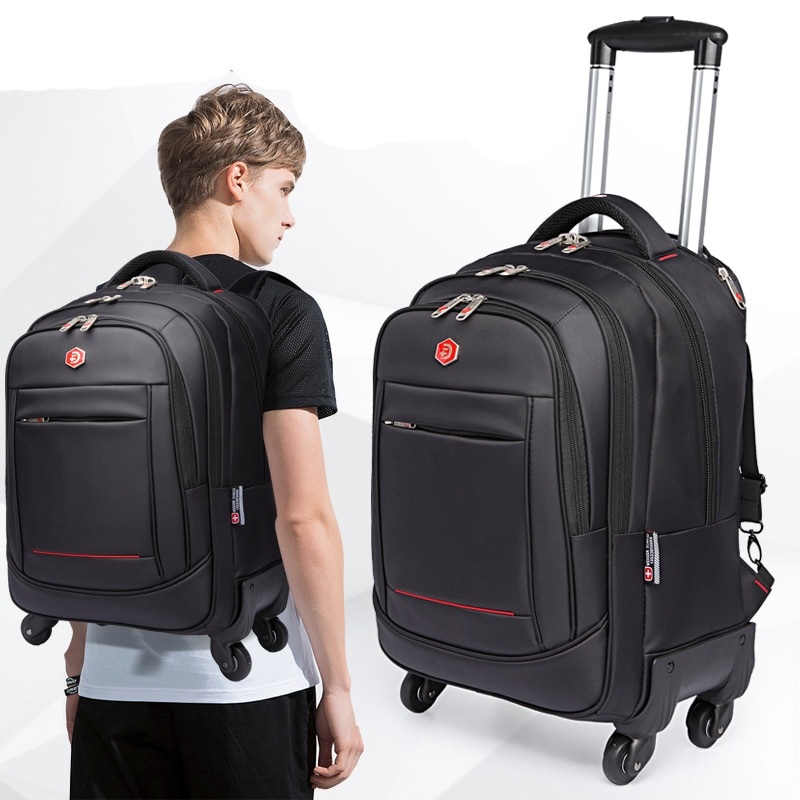 Bag - suitcase or bag - cart? Which laptop case is better?